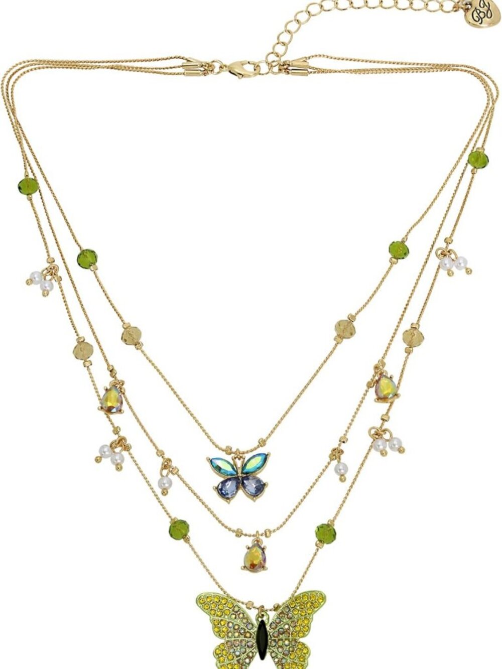 Chic Layered Butterfly Charms Necklace for Women - Boho Style Jewelry